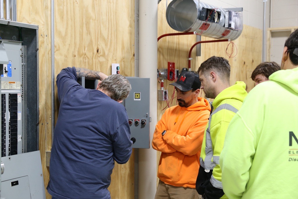 Nickle Institute of Learning — hands-on electrical training session