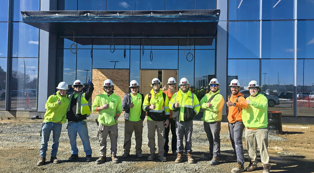 Nickle Electrical team celebrating Culture Excellence Awards