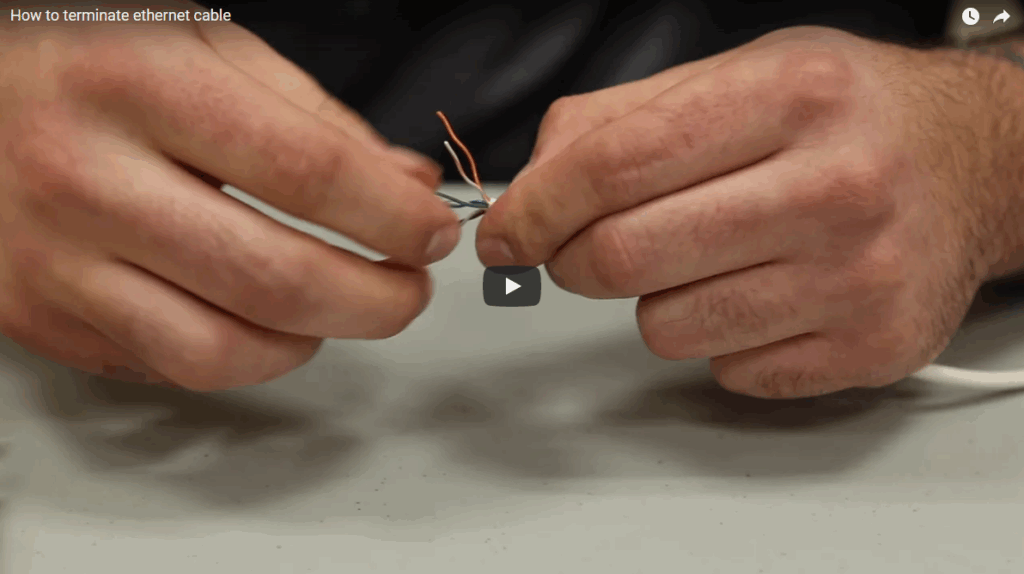 How to Terminate Ethernet Cable