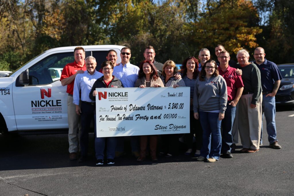 Nickle Donates More Than $5k to Veterans Fund